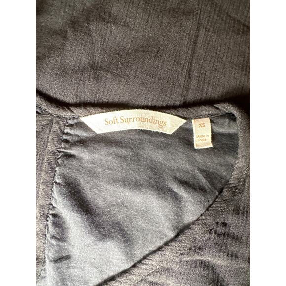 Soft Surroundings Destin Gauze Cold Shoulder Dress - Picture 5 of 5